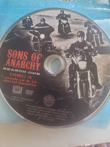 Sons of Anarchy Season One Disc Only Loose DVD TV 20th Century Fox - Picture 7 of 15