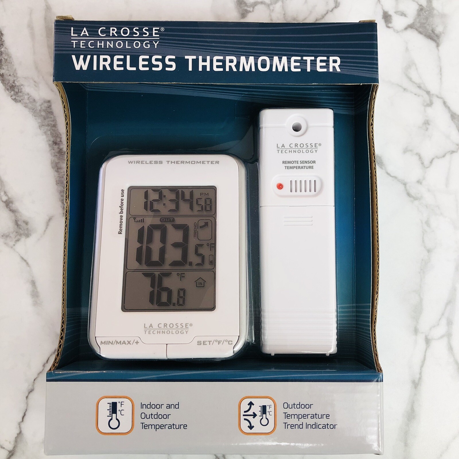 La Crosse Technology Wireless Weather Station Thermometer T83622 New