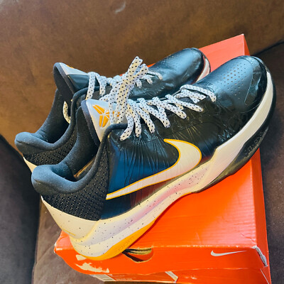 Nike Zoom Kobe V 5 Del Sol 2010 386429-002 Mens 9 US 42.5 EUR 8 UK