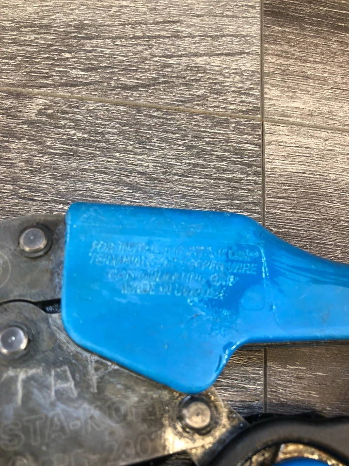 Crimper terminal Thomas & Betts T&B ERG-2007 Sta-Kon RD B2-5 Foto 4 de 4