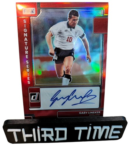 Gary Lineker #SS-GL 2022 Panini Donruss Signature Series card