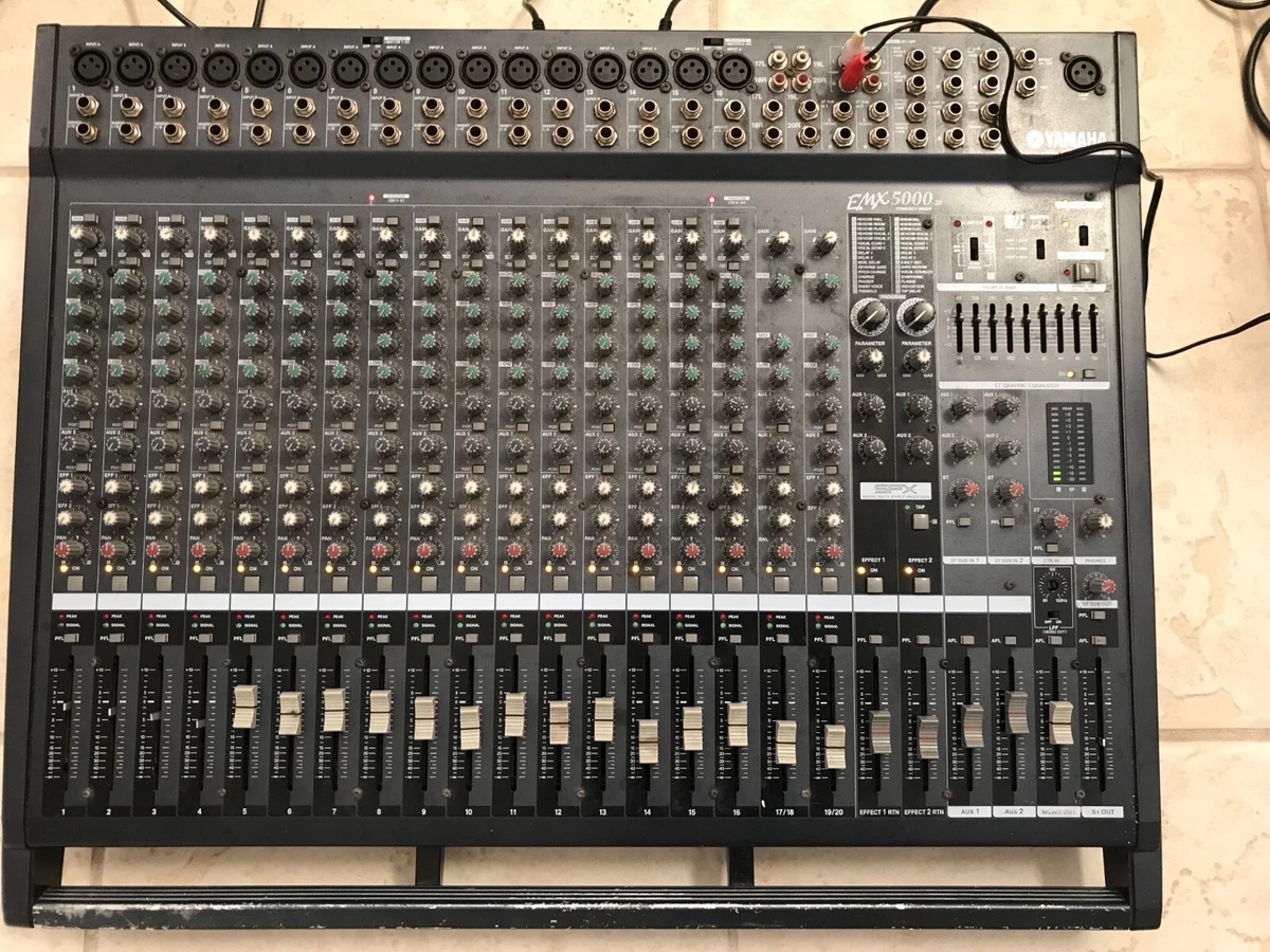 Yamaha EMX 5000/EMX5000 12 Channel Powered Mixer Excellent, 54 OFF