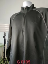 Men's Sz LARGE Fleece 1/2 Zip Performance Jacket Color Black