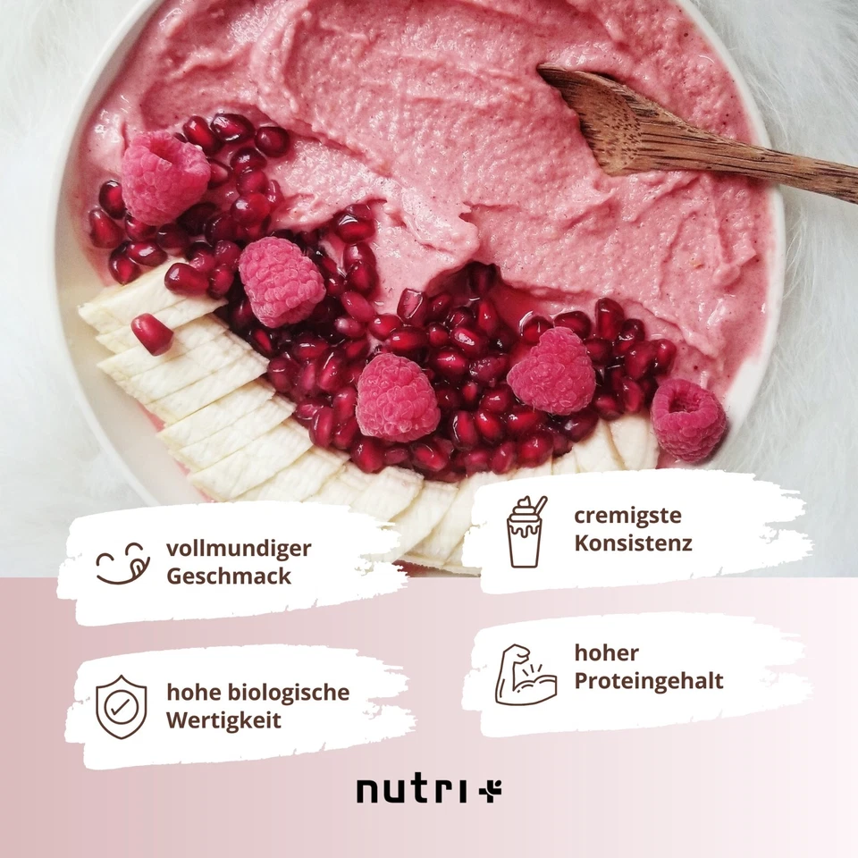 Veganes Protein Isolat - Nutri + Eiweiß Pulver Schoko uvm  - Shape Shake 1kg - Bild 2 von 4