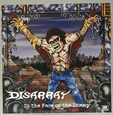 2002 Disarray In The Face of The Enemy Eclipse Double Sided Promo Poster 12 x 12