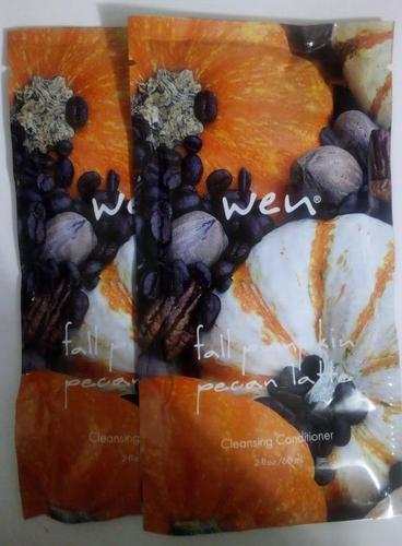 WEN by Chaz Dean Fall Pumpkin Pecan Latte Cleansing Conditioner SET OF 2. 2 OZ. - Picture 2 of 4