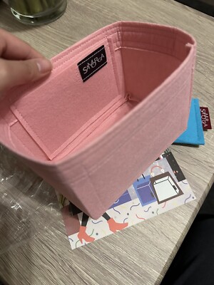 Samorga 1.2mm Soft Pink Bag Organizer for Chanel Mini Duma 2022 Backpack