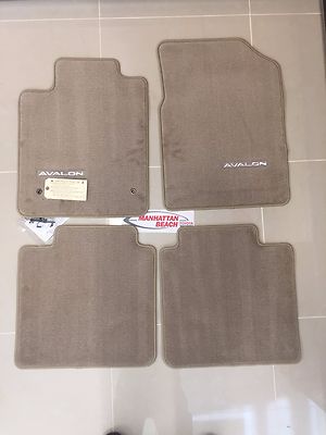 2005-2012 AVALON CARPET FLOOR MATS IVORY PT206-07090-02 GENUINE