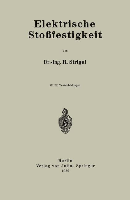 Elektrische Stoßfestigkeit | Buch | 9783642904486