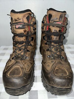 Red Wing Boots 9.5. They are in good condition.  Aluminum toes and water proof. Red Wing Shoes Irish Setter 8 main image 4