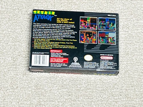 Tetris Attack mit Poster - Komplett Super Nintendo SNES Spiel CIB Original - Bild 13 von 13