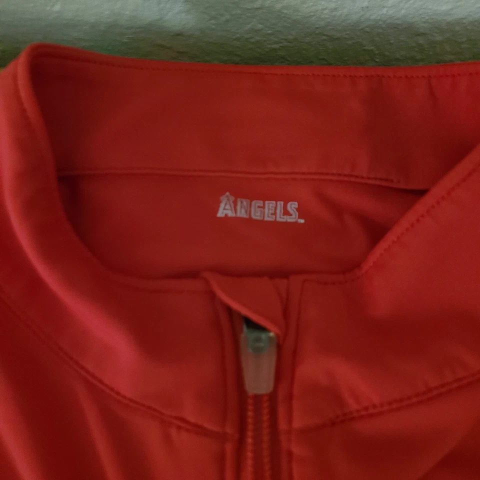 Chaqueta LA Angels City Connect, Cuarto Cremallera Para Hombre Mediana, Anaheim Angels Foto 2 de 4