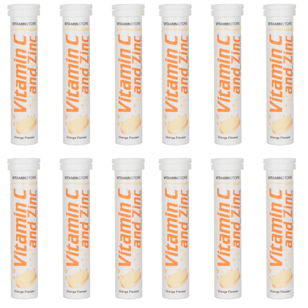 Vitamin Store Vitamin C Orange Flavoured 20 Effervescent Tablets. - 6 Pack - Image 5