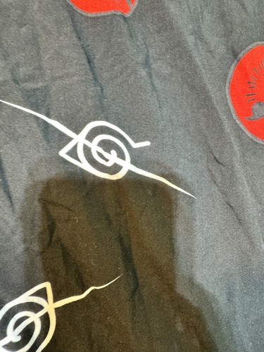 Naruto Shippuden Anime Hemd Herren 2XL Masashi Kishimoto Art Schwarz Rot SS Hawaii - Bild 5 von 15