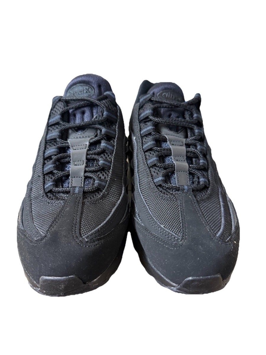 Nike Air Max 95 Triple Black Suede Leather | 609048-092 Men Size 8