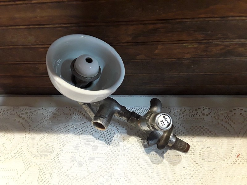 Vintage Porcelain Water Fountain Bubbler