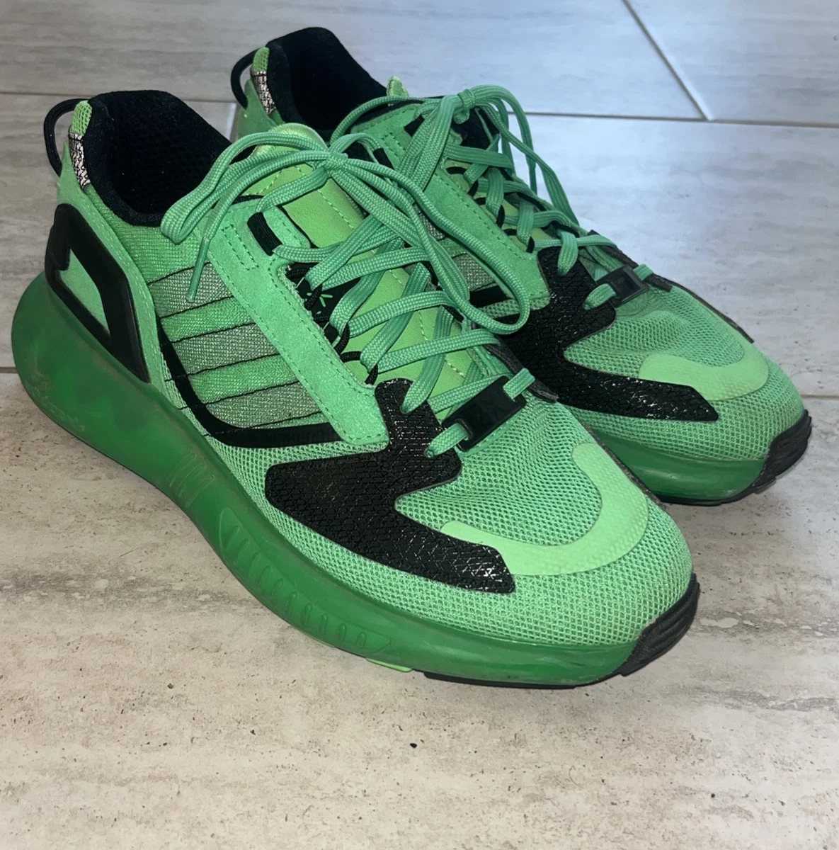 adidas Men's ZX 5K Boost Screaming Green Mens Sz 7 | eBay