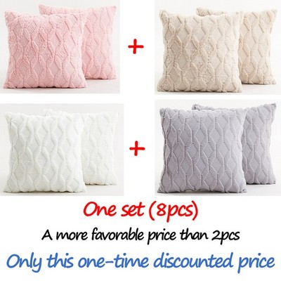 8pcs luxury soft cushion plush pillowcase velvet decorative sofa pillowcase us
