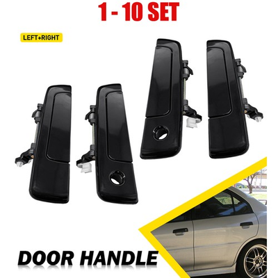 #ad #ad 4 40x Outer Door Handle Front Rear Left Right Fit 1997 2000 Mitsubishi Mirage DE $294.66