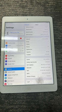 Apple iPad Air White 64GB Turning On Tablet for Parts Only Not Bundled