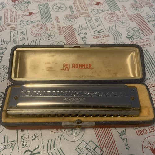 Hohner 280 C The 64 Chromonica Made in Germany 4 Chromatic Octaves w Orig. Case