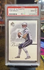 2002 SP Authentic Tom Brady #1 PSA 10 GEM MINT Patriots GOAT HOF