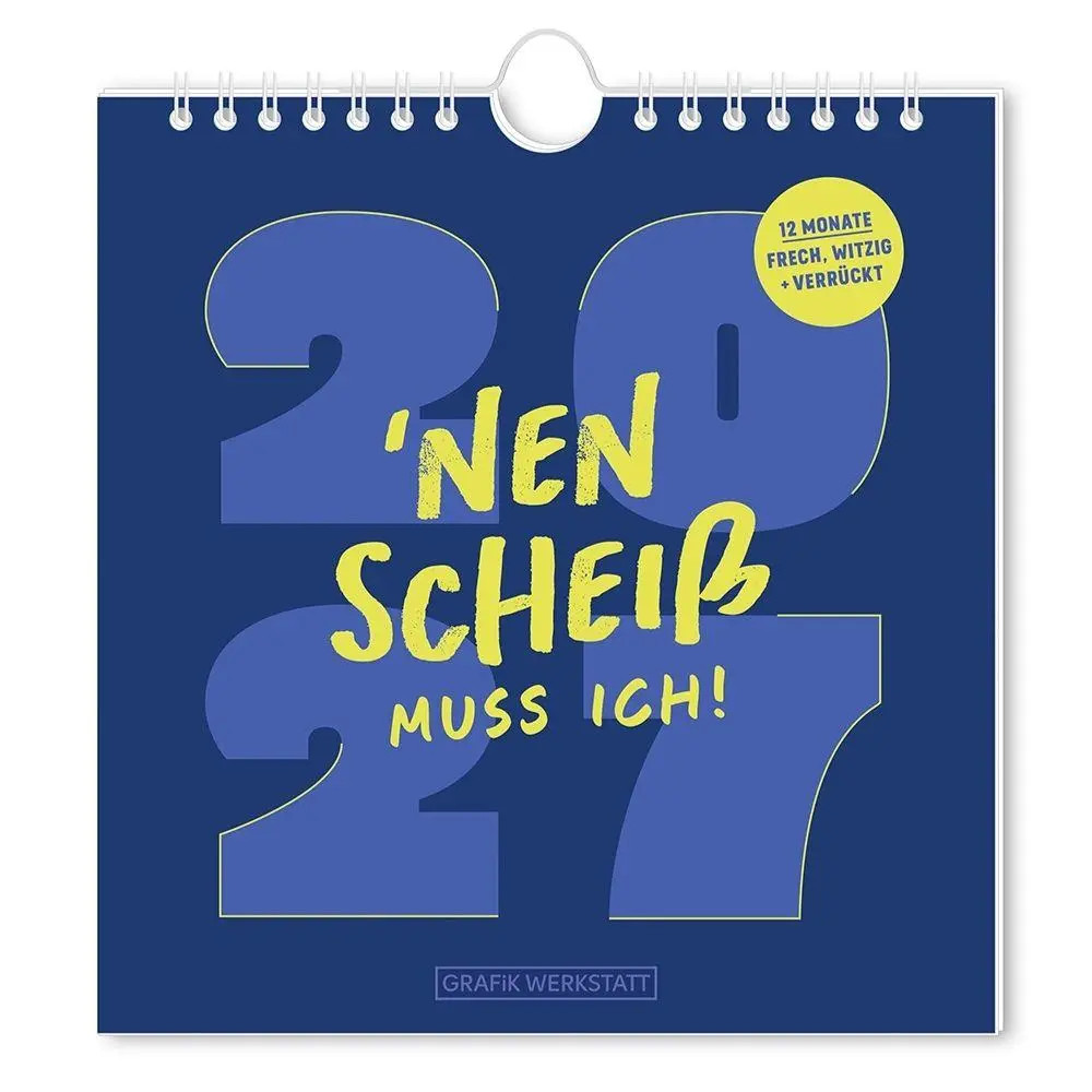 Postkartenkalender 2027 'Nen Scheiß muss ich! | Postkartenkalender | Original - Bild 4