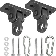 Heavy Duty Porch Swing Hangers Kit, with Screws Bolts for Wooden Sets Playground