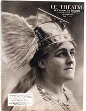 Opera Soprano Liesbeth Poolman-Meissner  1924 French Theater Magazine Le Théatre
