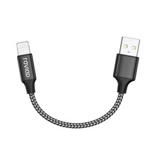 Image of iPhone Short Cable, [Mfi Certified] 2.4A USB A to Apple Charger Cable 15/30/50cm