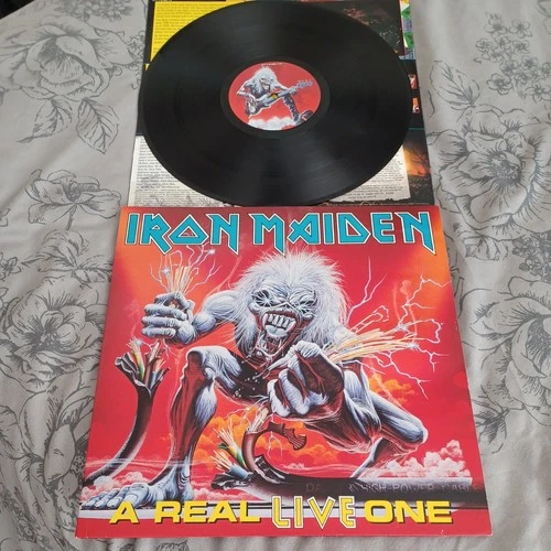 Iron Maiden A Real Live One Original UK LP 1993 EMD 1042 Gatefold Sleeve