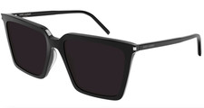 Saint Laurent SL 474-001 Black square Sunglasses