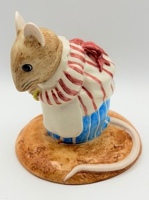 Vintage 2000 Beswick England Beatrix Potter Mrs. Tittlemouse Figurine 3.5''