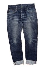 Left Field NYC Men's Selvedge Denim Blue Jeans 34x34 Button Fly Made In USA 2019