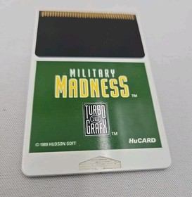 Military Madness (TurboGrafx-16, 1989) CIB complete 