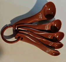 5Pcs Measuring Spoons Plastic Teaspoon, Tablespoon, ML, Measure Spoons