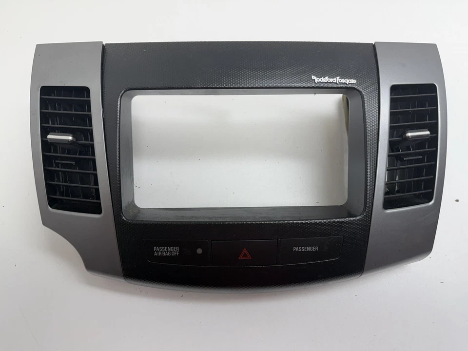 Radio navegación tablero Mitsubishi Outlander 2007-2013 aire acondicionado bisel de ventilación S39B Foto 2 de 4