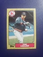 1987 Topps Tim Lollar #396 Boston Red Sox NMT-MINT