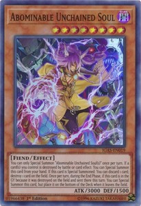 Abominable Unchained Soul IGAS-EN019 Ignition Assault 1st Edition Super Rare