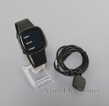 Fitbit Versa 4 Fitness Smartwatch FB523BKBK-US Graphite Aluminum / Black Large