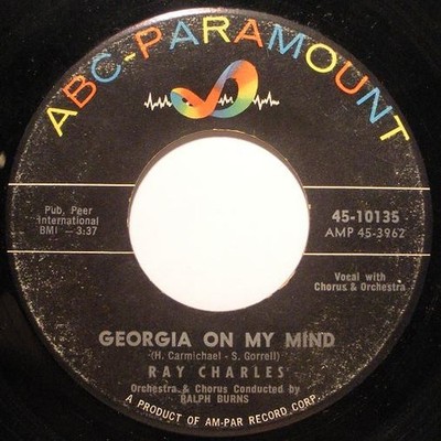 Ray Charles - Georgia On My Mind (7'') (Very Good Plus (VG+))