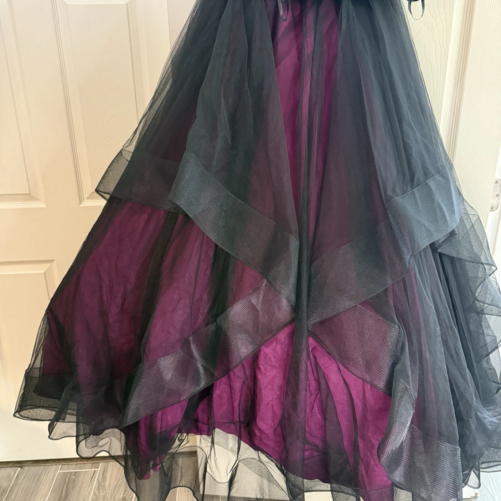 UNDERCOVER Abito da ballo taglia 4 Fairy Grunge Whimsigoth 2 pezzi gonna intera reggicalze top