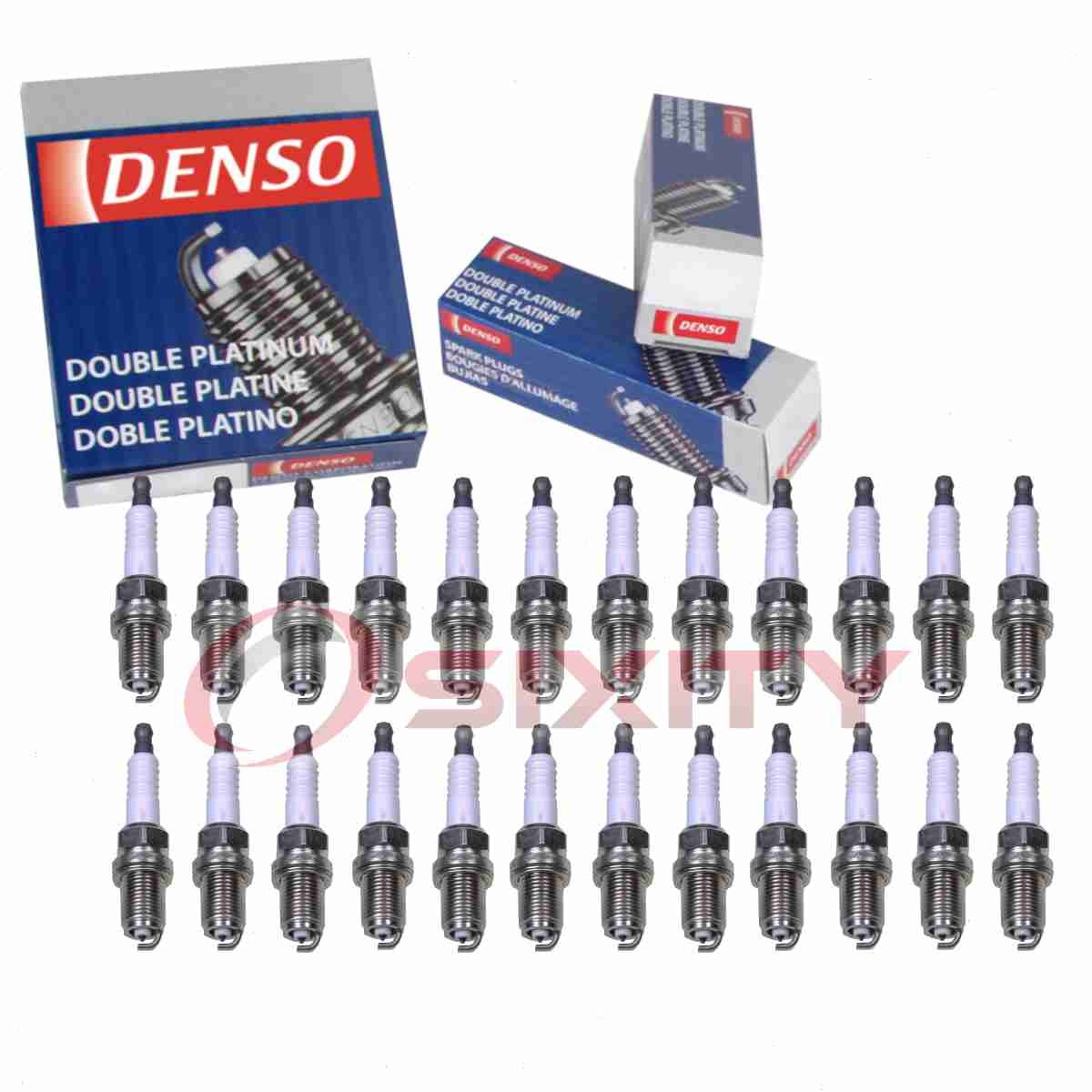 24 pc Denso Platinum Long Life Spark Plugs for 2015-2016 Mercedes-Benz S65 bg