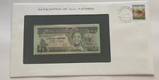 Äthiopien 🇪🇹 1 Birr 1976 Banknotenbrief Franklin Mint Banknotes Of All Nations