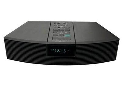 Bose Wave Radio Music System AWR1-1W Black Aux Alarm AM FM Clean