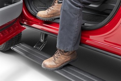 AMP Research PowerStep Vision Lighted Running Boards for Toyota Tundra 2022-2025