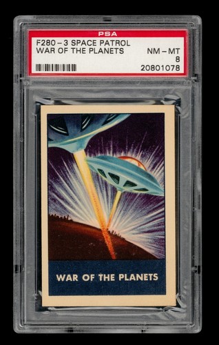 1953 F280-3 Space Patrol Set-Break War Of The Planets PSA 8 NM-MT