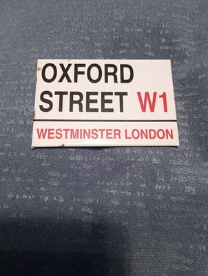 Oxford Street W1 Westminster London Kühlschrankmagnet Souvenir