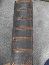 Antique 1855 Leather holy bible Life of Our Blessed Lord  Saviour Jesus Christ