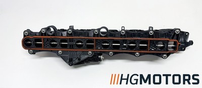 Ansaugbrücke Ladeluftverteiler + Stellmotor Orig. Mercedes OM656 A6560900500 N